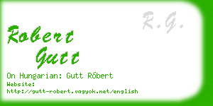 robert gutt business card